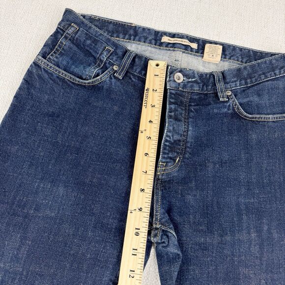 John Varvatos USA Bowery Jeans Men's Slim Straight Blue Denim Button Fly Size 32 - Picture 13 of 16